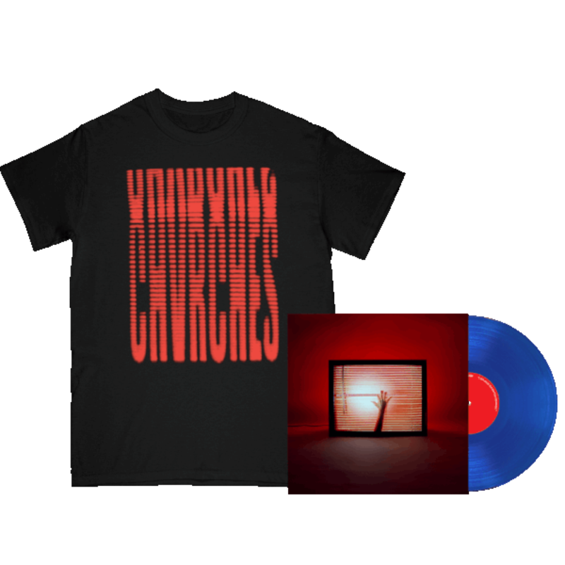 Screen Violence (Ltd. Blue Vinyl + T-Shirt) by CHVRCHES - Vinyl Bundle - shop now at Chvrches store