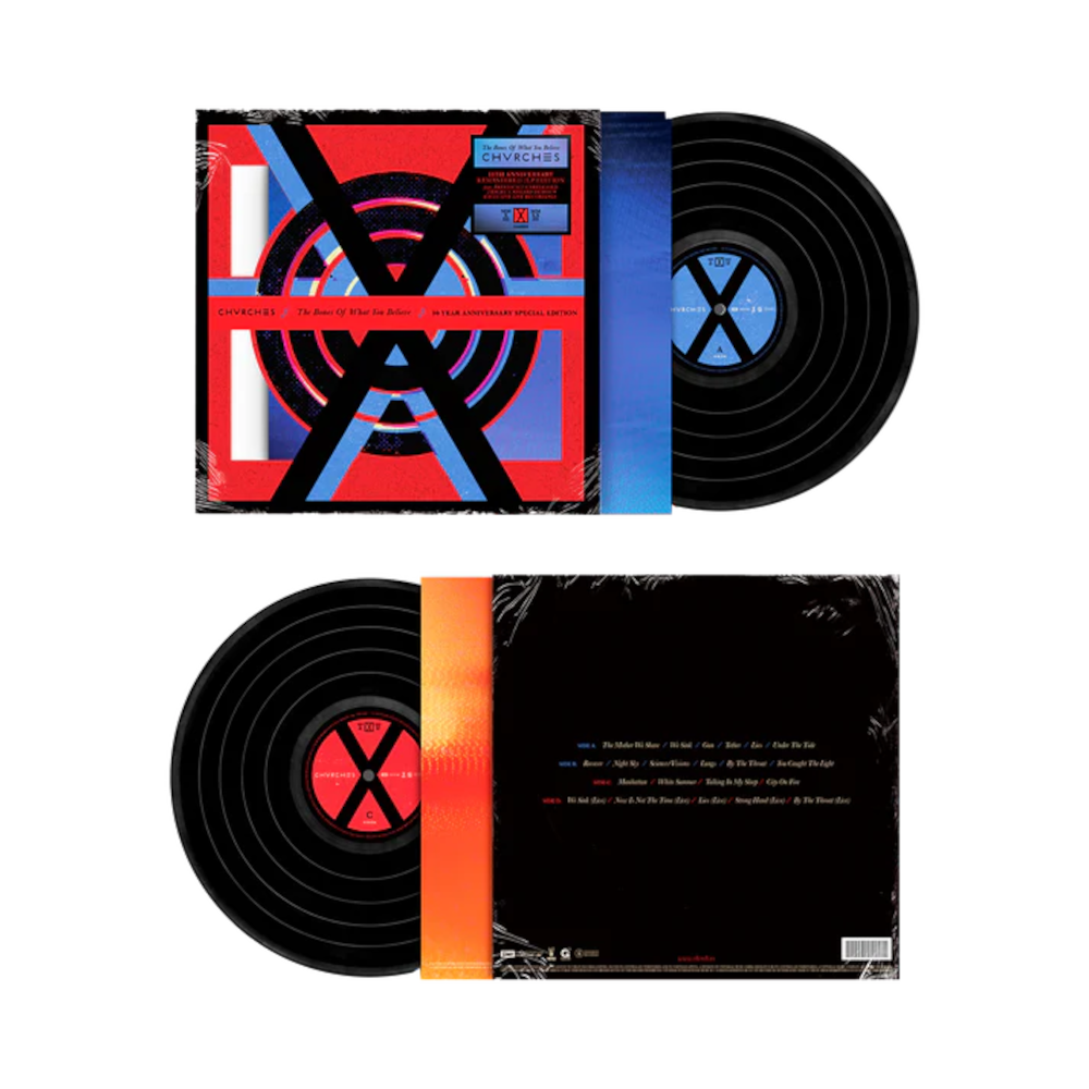 CHVRCHES The Bones Of What You Believe 10 Year Anniversary Special Edition 2LP 318243
